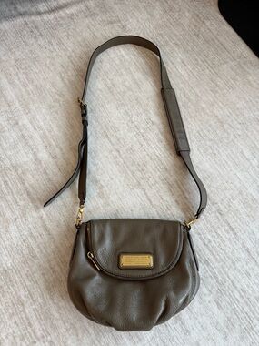Marc Jacobs Mushroom Leather Workwear Cross body Bag